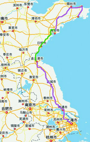 根据项目规划,青连铁路位于胶东半岛南部,线路自青岛北引出,度为