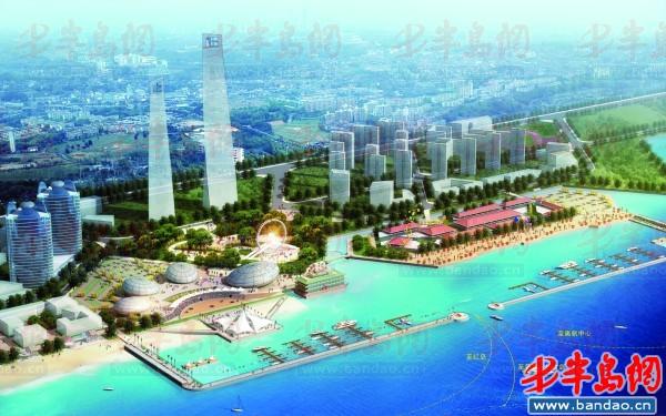 滨海新区一角.(效果图)