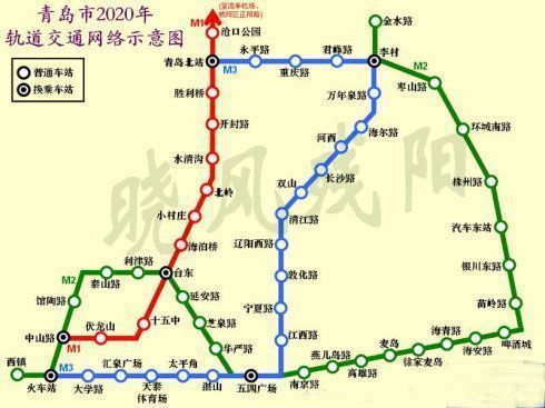 青岛又有三条地铁获批 盘点8条地铁线路