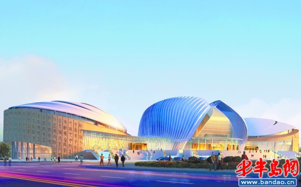 25日,记者采访获悉,胶南市市民文化馆已开工建设,规划建筑图书馆,博物
