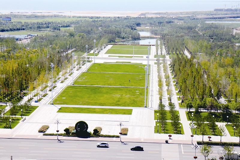 黄岛区城市中轴线工程绘就“生态绿谷”-青岛西海岸新闻网