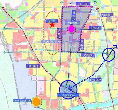 城阳公布春城路两侧综合城市打造计划