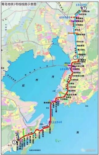 是一条南北向骨干轨道交通线路,全线贯通后将连接起青岛火车站,青岛北图片