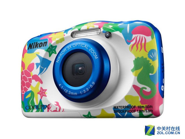 儿童的第一台相机 尼康发布W100卡片机-青岛