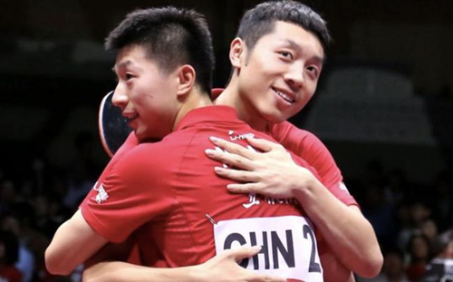 全运资格赛跨单位配对 马龙配许昕丁宁小枣搭