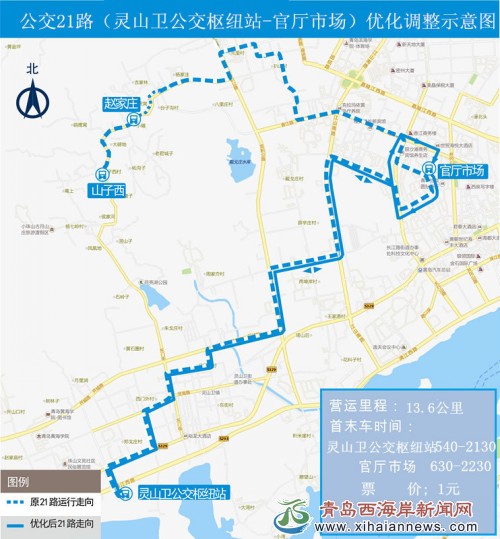附:公交线路优化调整示意图