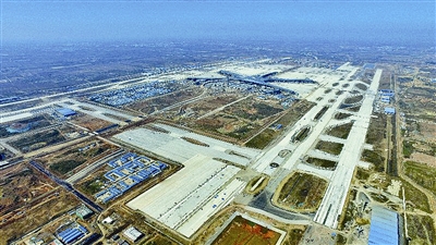 青岛新机场东西跑道贯通