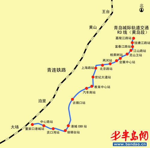 黃島招裁剪工,青島西海岸將現六維立體交通網 r3線2014年開建-黃島